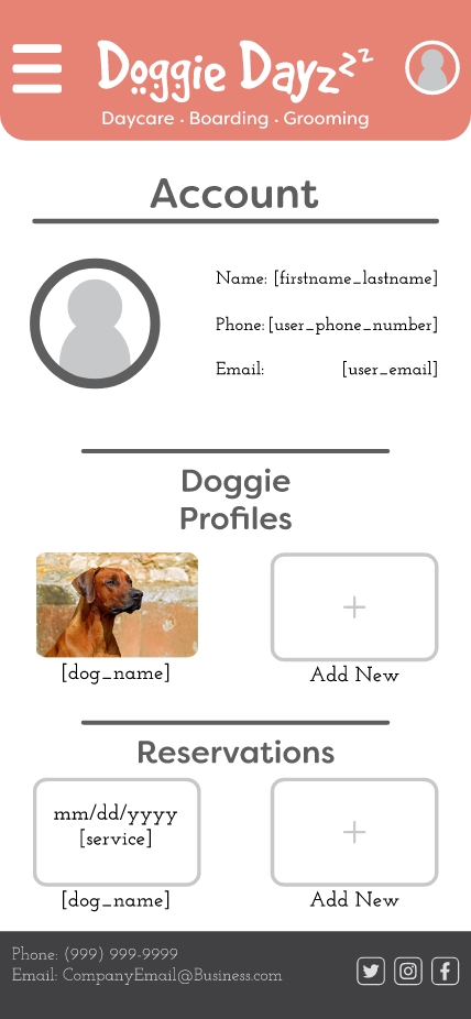 Account Page
