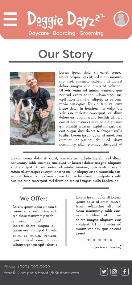 Our Story Page