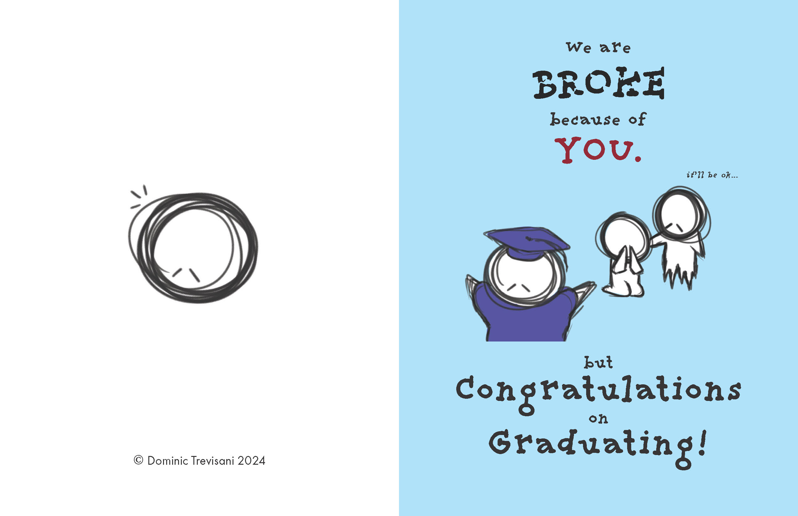 Graduation Card Rough