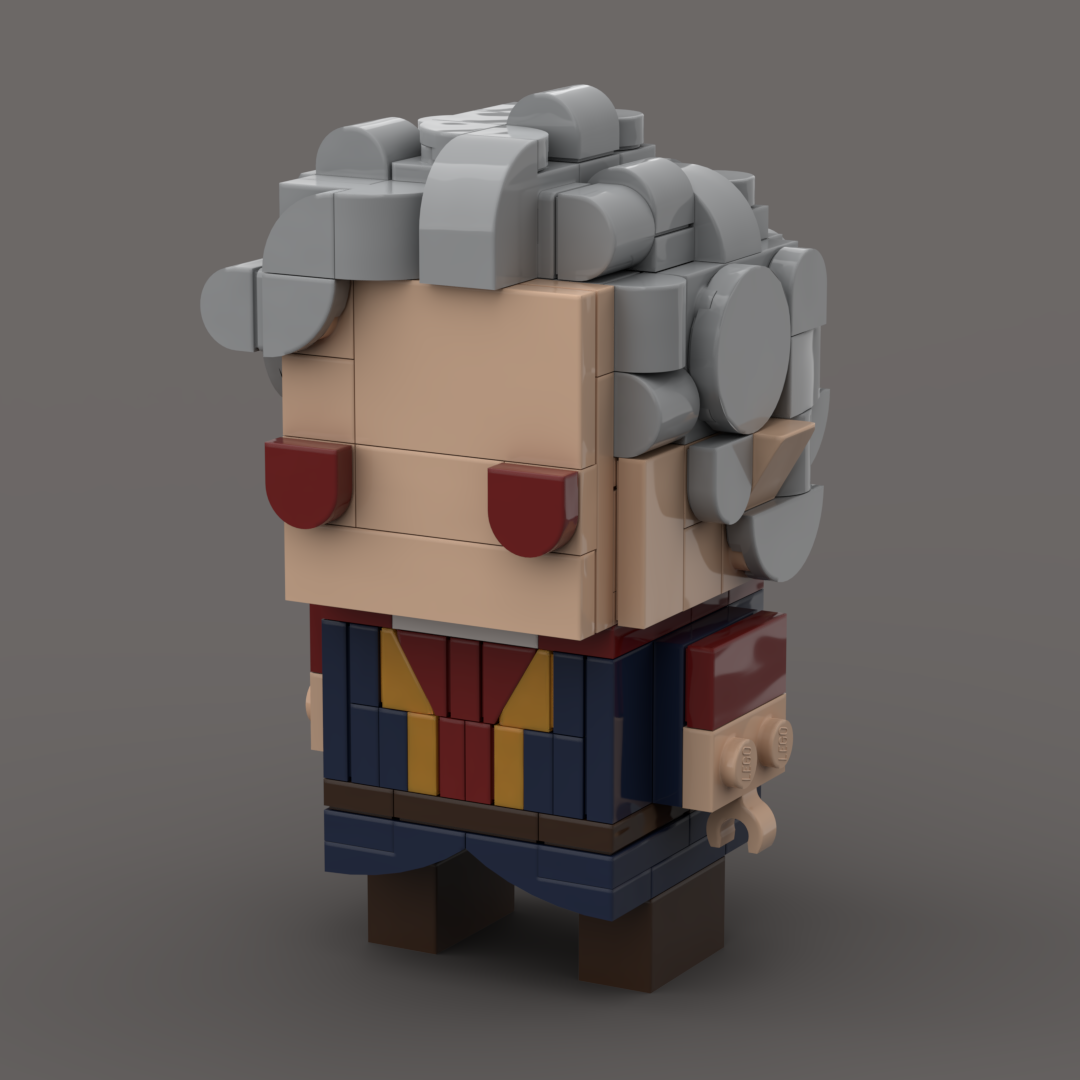 Front-Facing Render of Astarion Brickheadz